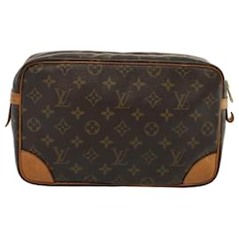 Louis Vuitton-LOUIS VUITTON Monogram Compiegne 28 Clutch Bag M51845 LV Auth 73470-Monogram