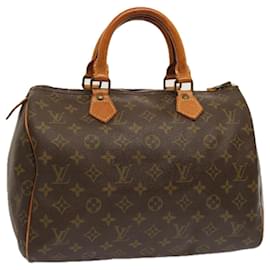 Louis Vuitton-LOUIS VUITTON Monogram Speedy 30 Hand Bag Vintage M41526 LV Auth yk12254-Monogram