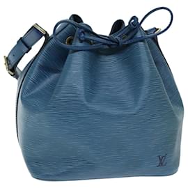 Louis Vuitton-Bolso de hombro LOUIS VUITTON Epi Petit Noe Azul M44105 LV Auth yk12343-Azul