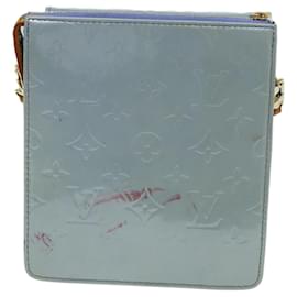 Louis Vuitton-LOUIS VUITTON Pochette Monogram Vernis Motto Lavande M91224 Auth LV 74034-Autre