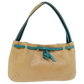 Miu Miu-Miu Miu Borsa A Mano Pelle Beige Auth 73657-Beige