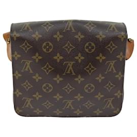 Louis Vuitton-LOUIS VUITTON Monogram Cartouchiere MM Sac à bandoulière M51253 Auth LV 73485-Monogramme