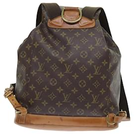 Louis Vuitton-LOUIS VUITTON Monogram Montsouris GM Backpack M51135 LV Auth 73539-Monogram