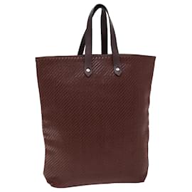 Hermès-HERMES Amedabadiego GM Hand Bag Leather Brown Auth yk12377-Brown