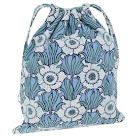 Prada-PRADA Borsa a Tracolla in Cotone Azzurro Auth 73599-Blu chiaro