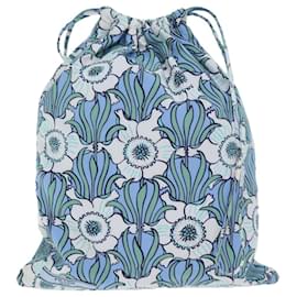 Prada-PRADA Sac à main en coton bleu clair Auth 73599-Bleu clair