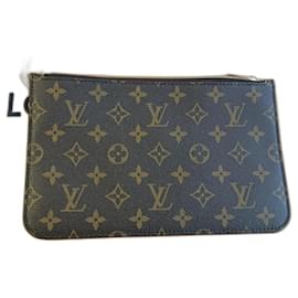 Louis Vuitton-Bolsa Neverfull-Castanho escuro