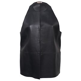 Marni-Weste aus schwarzem Leder Schwarz