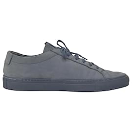 Autre Marque-Common Projects Achilles Baskets basses en daim bleu-Bleu