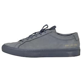 Autre Marque-Common Projects Achilles Low Sneakers in Blue Suede-Blue