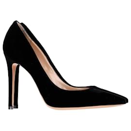 Gianvito Rossi-Gianvito Rossi Pumps in Black Suede-Black