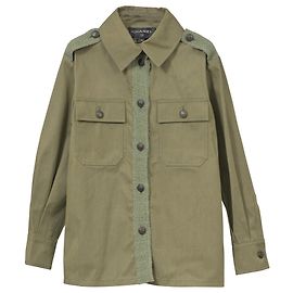 Veste utilitaire Chanel Denim Tweed en coton vert Vert