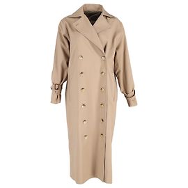 Totême Trench iconico Toteme in cotone beige Marrone Beige