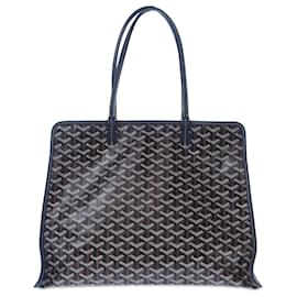 Goyard-Goyard Azul Goyardine Sac Hardy PM-Azul,Azul marino