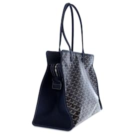 Goyard-Goyard Blue Goyardine Sac Hardy PM-Blue,Navy blue