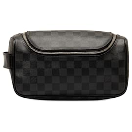 Louis Vuitton-Louis Vuitton Black Damier Graphite Toiletry Pouch-Black