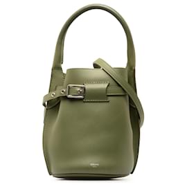 Céline-Grand sac seau vert Nano Celine-Vert