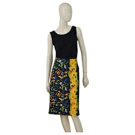 Jupe crayon multicolore Versace Collection Taille 48 Multicolore