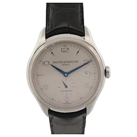 Baume & Mercier-NEW BAUME ET MERCIER CLIFTON WATCH M0A10052 39 MM AUTOMATIC NEW WATCH-Silvery