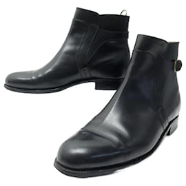 JM Weston-JM WESTON SHOES JODHPUR 730 8E 42 L BLACK SHOE SHEETS BOOTS-Black