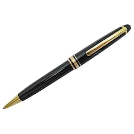 Montblanc-MONTBLANC MEISTERSTUCK 164 CLASSIC GOLDEN BALLPOINT PEN MB10883 BALLPOINT PEN-Black