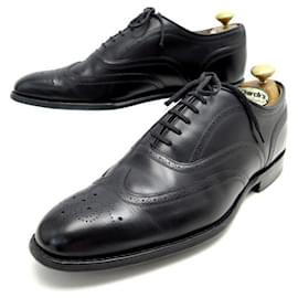 Church's-CHURCH'S RICHELIEU BURTON 8F 42 SHOES IN BLACK LEATHER + SHOES SHOES-Black