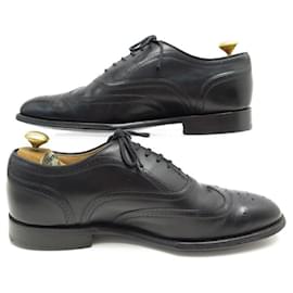 Church's-CHURCH'S RICHELIEU BURTON 8F 42 SHOES IN BLACK LEATHER + SHOES SHOES-Black