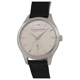 Chopard-NEW CHOPARD LUC XPS 121968 35 MM AUTOMATIC 18K WHITE GOLD WATCH-Silvery