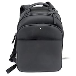 Montblanc-NUEVA MOCHILA MOCHILA MONTBLANC EXTREME 111137 BOLSO MOCHILA DE PIEL NEGRO-Negro