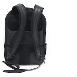 Montblanc-NEW MONTBLANC ZAINO LARGE SARTORIAL LEATHER BACKPACK 1112963 BACKPACK BAG-Black
