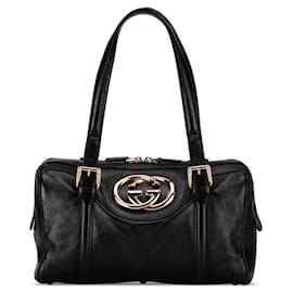 Gucci-Gucci Cuir Britt Sac à main Sac à main en cuir 170009 en bon état-Autre