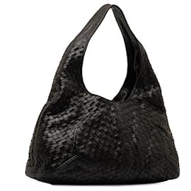 Bottega Veneta-Bottega Veneta Intrecciato Leather Hobo Bag Leather Shoulder Bag in Excellent condition-Other