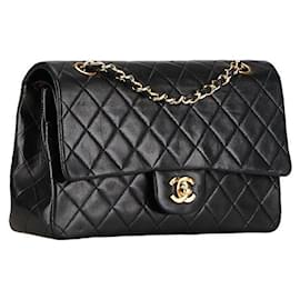 Chanel-Chanel Medium Classic Double Flap Bag Leather Shoulder Bag in Good condition-Other