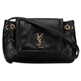 Yves Saint Laurent-Yves Saint Laurent Leather Mini Nolita Shoulder Bag Leather Shoulder Bag 672738 in Good condition-Other