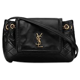 Yves Saint Laurent-Yves Saint Laurent Leder Mini Nolita Umhängetasche Leder Umhängetasche 672738 in gutem Zustand-Andere