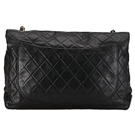 Chanel-Chanel Maxi Classic Single Flap Bag Leather Shoulder Bag in Good condition-Other