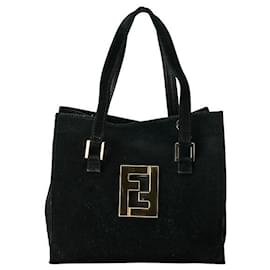 Fendi-Fendi Suede Tote Bag Suede Tote Bag in Good condition-Other