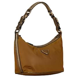 Prada-Bolso de hombro Prada Tessuto Bolso de hombro de lona en buen estado-Otro