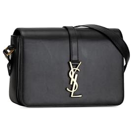 Yves Saint Laurent-Yves Saint Laurent Sac bandoulière Université en cuir Sac bandoulière en cuir 357403 en bon état-Autre