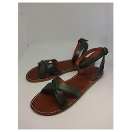 Isabel Marant-Merry sandals by Isabel Marant size 40-Dark green