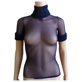 Courreges Tops Marineblau