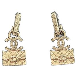 Orecchini Chanel borsa Argento