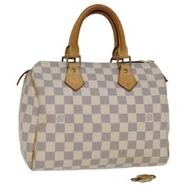 Louis Vuitton-LOUIS VUITTON Damier Azur Speedy 25 Hand Bag N41534 LV Auth 73708-Other