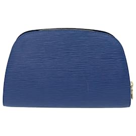 Louis Vuitton-Estuche LOUIS VUITTON Epi Dauphine GM Azul M48435 Autenticación LV 73491-Azul