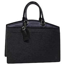 Louis Vuitton-Bolsa de mão LOUIS VUITTON Epi Riviera Noir Preto M48182 Autenticação de LV12277-Preto