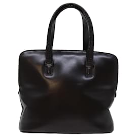 Loewe-LOEWE Hand Bag Leather Brown Auth 74028-Brown