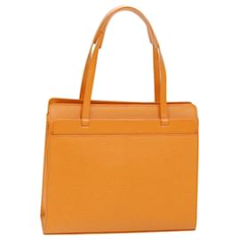 Louis Vuitton-Bolso tote LOUIS VUITTON Epi Croisette PM Naranja mandarina M5249H LV Auth 73682-Otro,Naranja