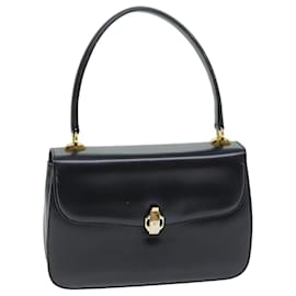 Gucci-GUCCI Sac à main Cuir Noir Auth yk12169-Noir