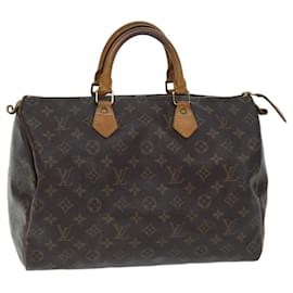 Louis Vuitton-Borsa a mano LOUIS VUITTON Monogram Speedy 35 M41524 LV Auth ki4443-Monogramma