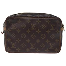 Louis Vuitton-LOUIS VUITTON Monogram Compiegne 23 Clutch Bag M51847 LV Auth yk12112-Monogram